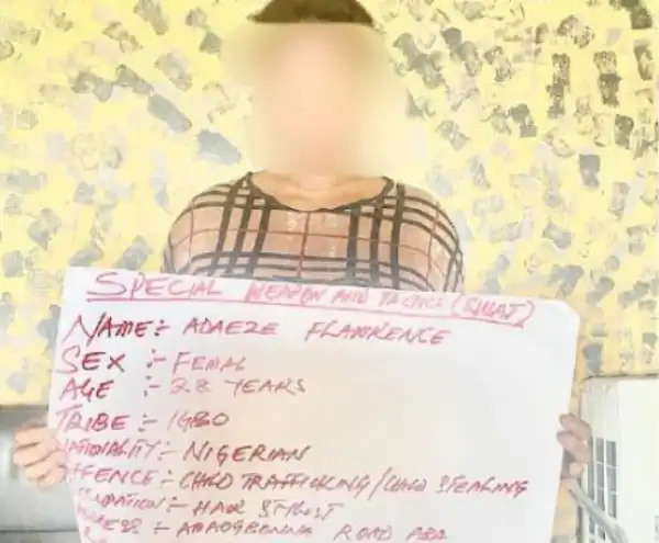 28-Year-Old Nigerian Woman Allegedly Steals Her Friend’s One-Month-Old Baby In Abia