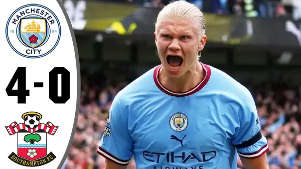 Manchester City vs Southampton 4 - 0 (Premier League 2022 Goals & Highlights)
