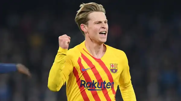 Man Utd nearing agreement with Barcelona for Frenkie de Jong