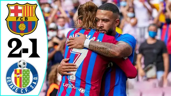 Barcelona vs Getafe 2 - 1 (LaLiga 2021 Goals & Highlights)
