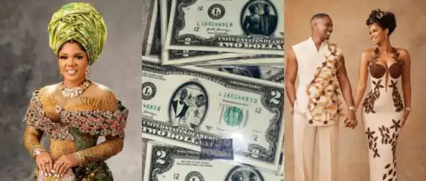 Iyabo Ojo Surprises Daughter Priscilla With Custom Dollar Bills