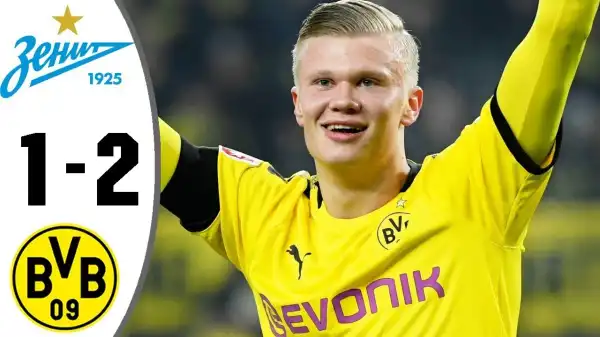 Zenit vs Borussia Dortmund 1 - 2 | UCL All Goals And Highlights (08-12-2020)