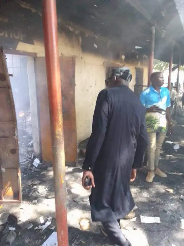 Fire Destroys Popular Shopping Complex In Adamawa
