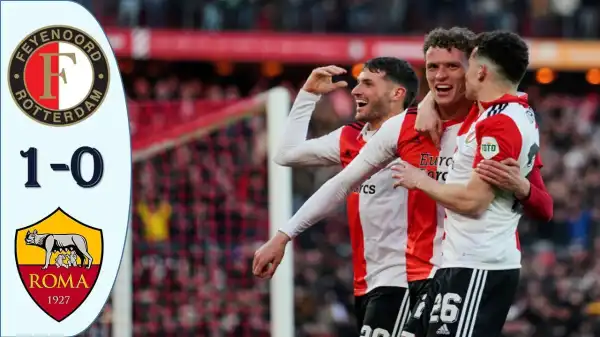Feyenoord vs AS Roma 1 - 0 (Europa League 2023 Goals & Highlights)