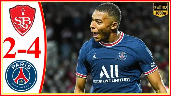 Brest vs PSG 2 − 4 (Ligue 1 2021 Goals & Highlights)