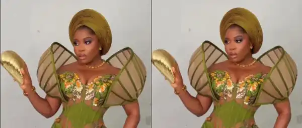 Veekee James Responds To Critic Who Slammed Her For Not Making Any Dress At Priscilla Wedding