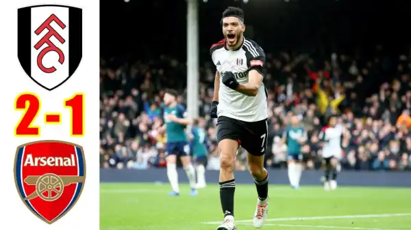 Fulham vs Arsenal 2 - 1 (Premier League Goals & Highlights)