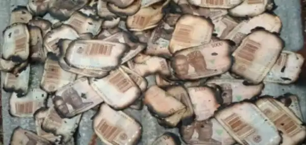 Nigerian Man Cries Out After Losing All His Savings To A Fire Which Gutted His Home