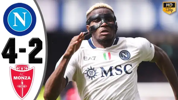 Monza vs Napoli 2 - 4 (Serie A 2024 Goals & Highlights)