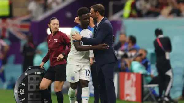Gareth Southgate on how Bukayo Saka has improved this season