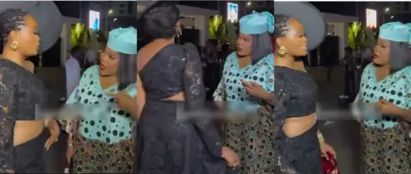 Toyin Abraham’s Playful Interaction With Kie Kie Over Revealing Outfit At Event Sparks Buzz Online