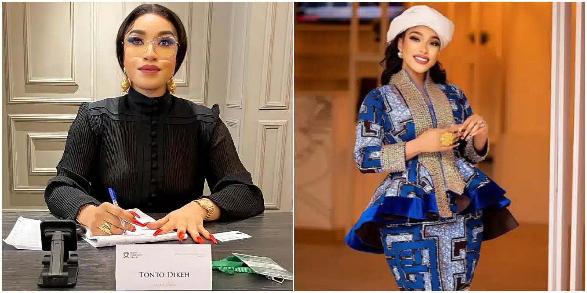 Tonto Dikeh dragged online for opposing nationwide protest plans amid economic hardships