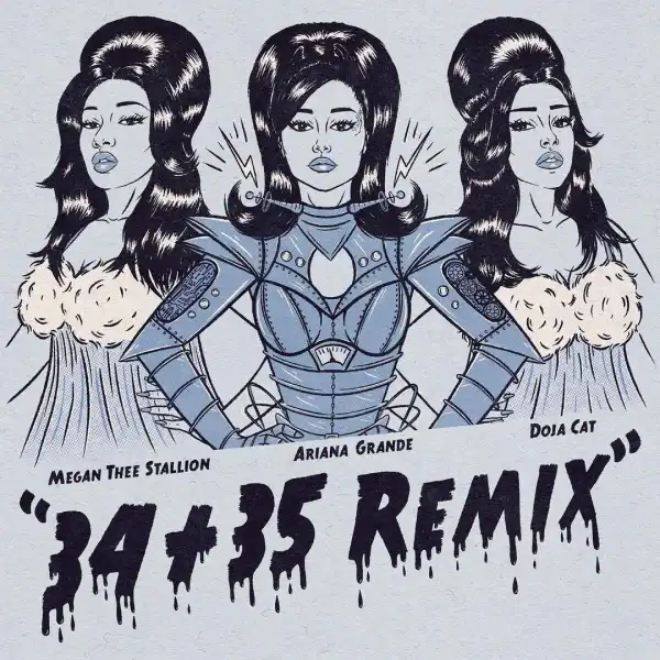 Ariana Grande Ft. Megan thee Stallion & Doja Cat – 34 + 35 (Remix)