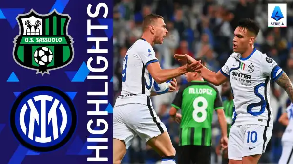 Sassuolo vs Inter 1 - 2 (Serie A 2021 Goals & Highlights)