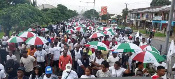 Turn Up For PDP Rally In Calabar This Morning