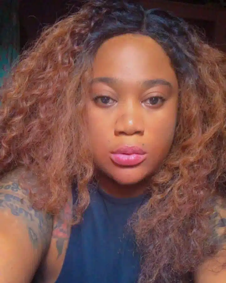 Esther Nwachukwu slams late Jnr Pope’s wife for making public appearance instead of mourning