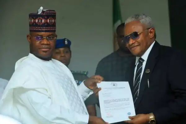 Gov Bello Swears In Justice Majebi As Kogi Chief Judge