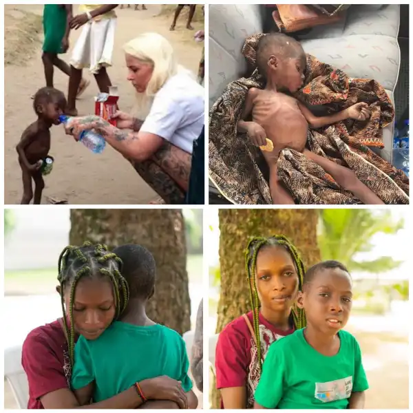 Akwa Ibom boy, Hope reunites with his mother seven years after he was branded a witch, stigmatized and left to starve to death