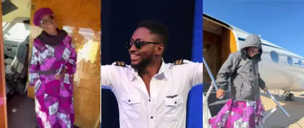 BBNaija 2018 Winner Miracle Ikechukwu Flies Mother on Private Jet