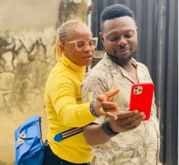 Actor Kunle Afod Shares Loved Up Photo With Wife, Dismisses Marriage Crash