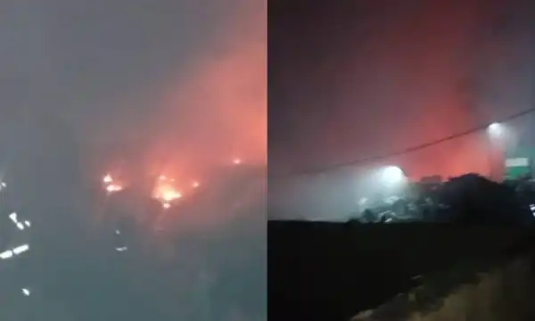 Spare parts worth millons of naira destroyed as fire ravages Ibadan market