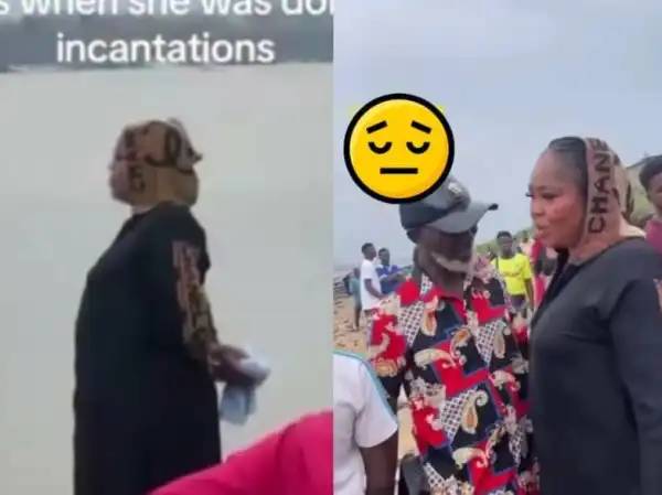 Regina Daniels’ Mother, Rita, Appeals To Water Spirits In Anam River