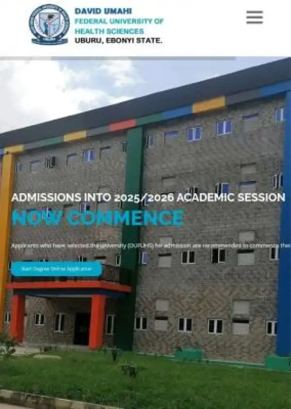 David Umahi University of Med. Sciences Post-UTME 2025: Cut-off, Eligibility & Registration Details