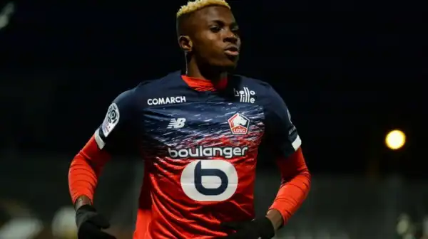 Lille receive €85m offer from an unnamed club for Nigerian striker Victor Osimhen