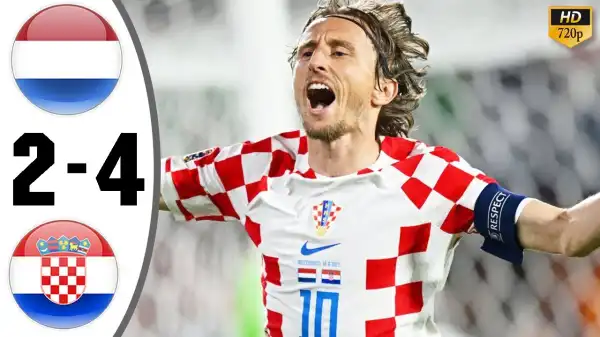 Netherlands vs Croatia 2 - 4 (Nations League 2023 Goals & Highlights)