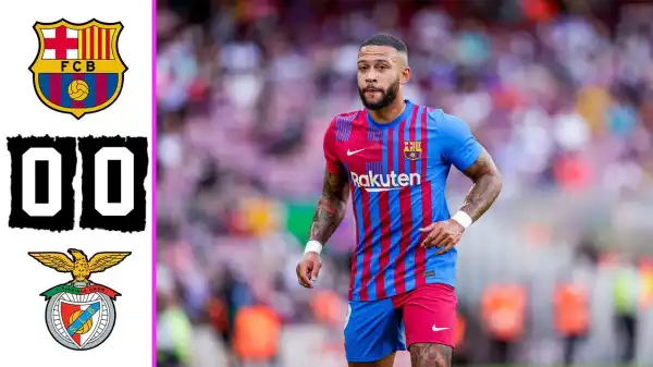 Barcelona vs Benfica 0 - 0 (Champions League 2021 Goals & Highlights)