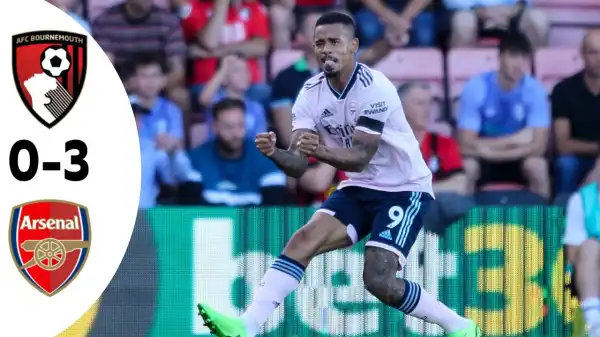 Bournemouth vs Arsenal 0 - 3 (Premier League 2022 Goals & Highlights)