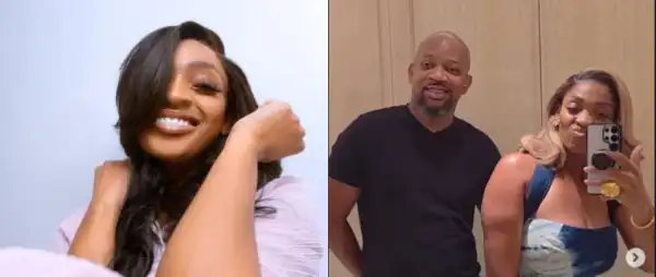 “He’s Trying To Cut My Pocket Money”- Sharon Adeleke Playfully Calls Out Husband