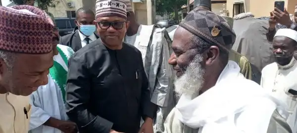 2023: Peter Obi, running mate, Datti meet controversial cleric, Gumi