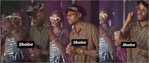 Mixed reactions trails video of 2Face and beau, Natasha Osawaru at the club