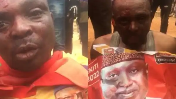 BREAKING: Two Persons Shot In Segun Oni’s Campaign Convoy In Ekiti By Suspected APC Thugs