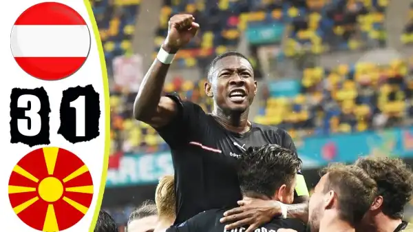 Austria vs North Macedonia  3 − 1 (EURO 2020 Goals & Highlights)