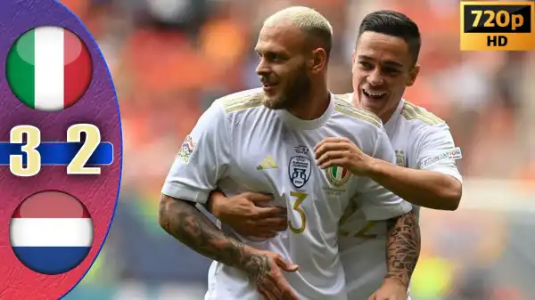 Netherlands vs Italy 2 - 3 (Nations League 2023 Goals & Highlights)