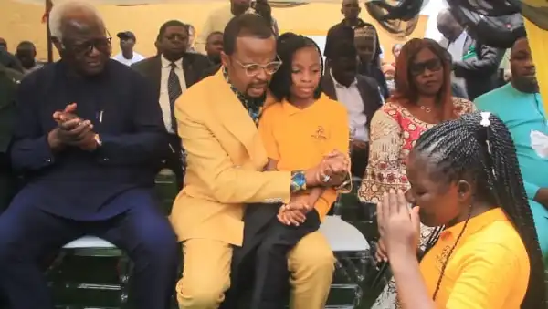 VIDEO: Koroma, Mutfwang, audience wept at emotional speech by orphans over Stanel boss humanitarian impacts