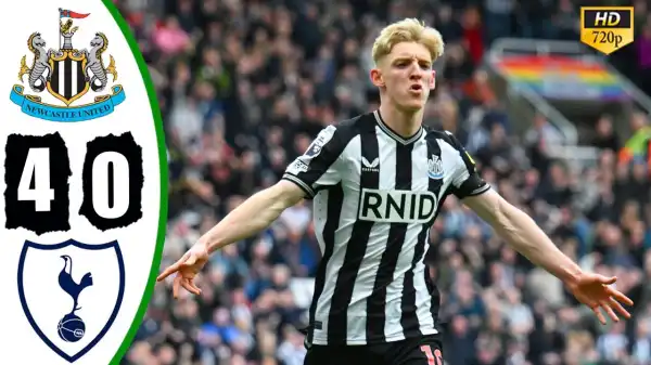 Newcastle vs Tottenham 4 - 0 (Premier League 2024 Goals & Highlights)