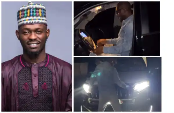 Congratulations pour in as media personality, Mr Jollof buys brand new SUV