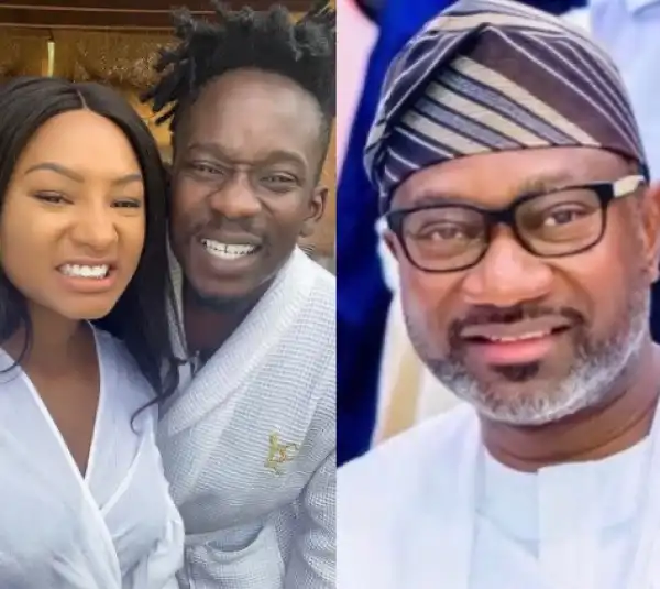 “When una go marry?” – Femi Otedola asks his daughter Temi and her boyfriend, Mr Eazi