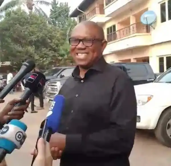 Peter Obi Casts His Vote In Anambra