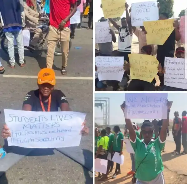Protest Erupts In Lafia As Gunmen Kidnap University Students (Photos)