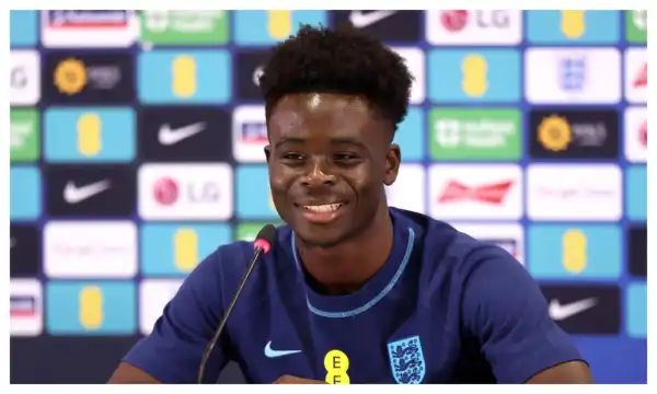 Arsenal star, Bukayo Saka reveals favourite childhood music was Nigerian song