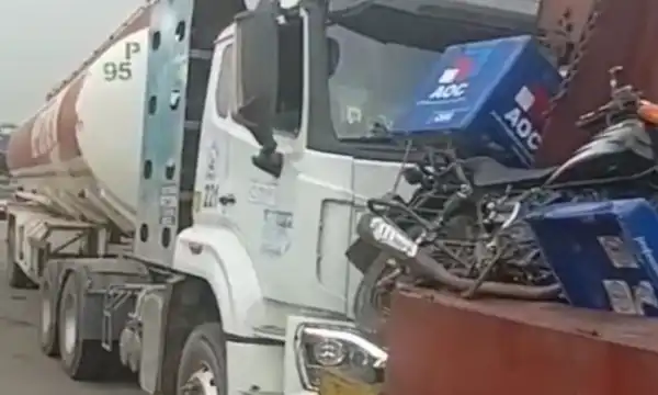 Tanker crushes dispatch rider to death in Lagos
