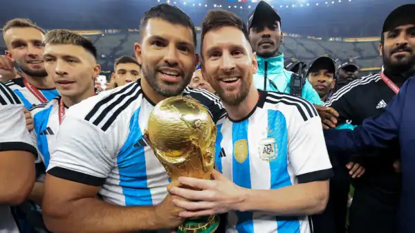 Sergio Aguero discusses future career move for Lionel Messi