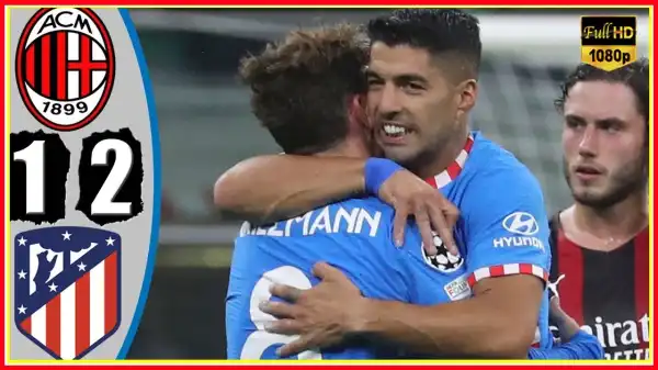 AC Milan vs Atletico Madrid 1 − 2 (Champions League 2021 Goals & Highlights)