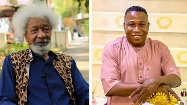 Wole Soyinka, Others Visit Sunday Igboho In Benin Republic (Pictures)