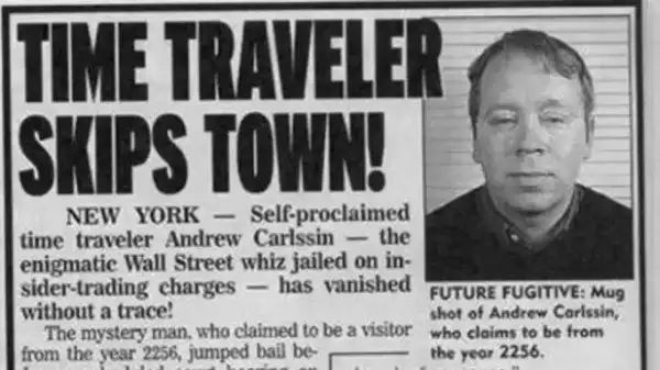 Andrew Carlssin – A 44-Year-Old Man Who Claims To Be A Time Traveler From 2256