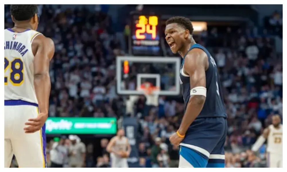 NBA playoffs: LA Lakers on brink of elimination as Anthony Edwards scores 43 points